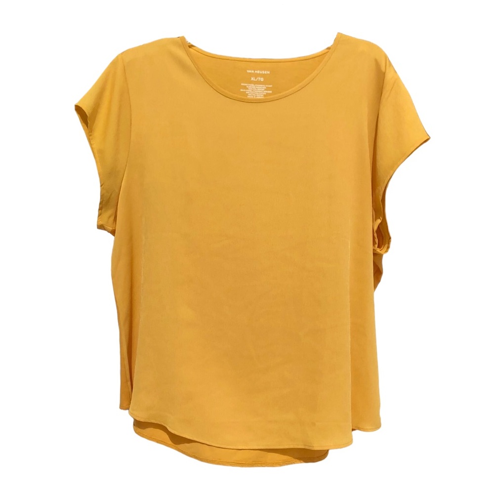 Val Heusen Yellow Slide-On Blouse (XLg)